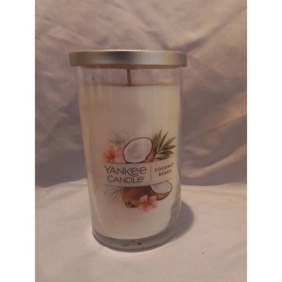 Yankee Candle Coconut Beach Scented Large Jar Candle 14.25 Oz - Picture 3 of 3